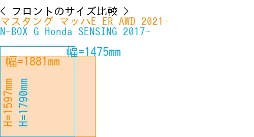 #マスタング マッハE ER AWD 2021- + N-BOX G Honda SENSING 2017-
